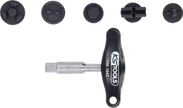 Produktbild KS Tools Öldienst-Spezialprofil-Satz für Kunststoff-Ölablassschrauben 150.1030