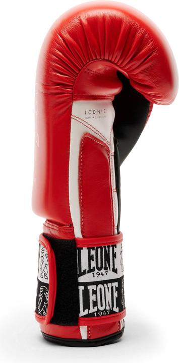 Actual product image Leone Iconic Boxing Gloves Red GN208 (16 OZ, One size)