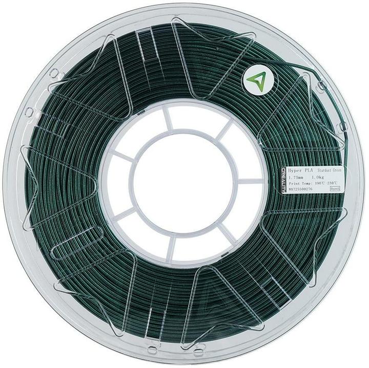 Immagine prodotto Creality Filament PLA RFID Stardust Dunkelgrün 1.75 mm 1.29 kg (PLA, 1.75 mm, 1290 g)