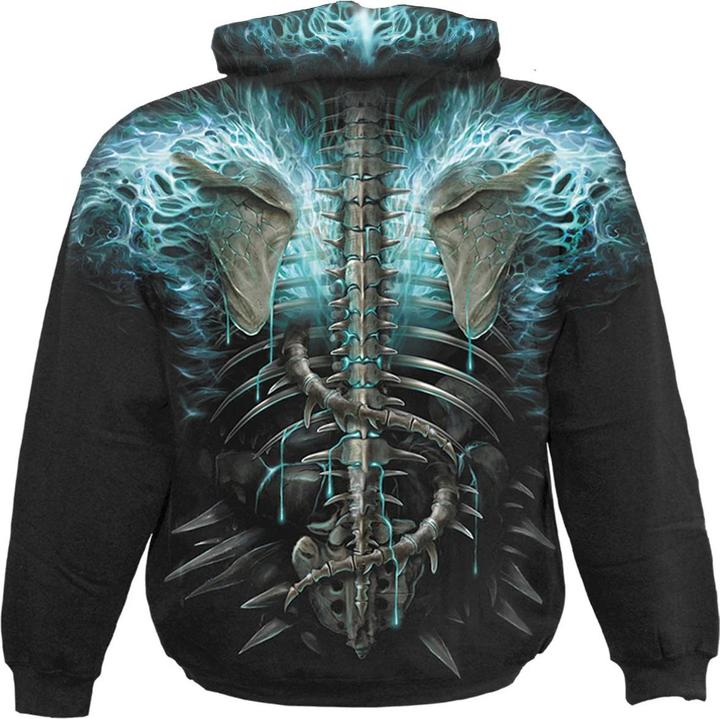 Produktbild Spiral Flaming Spine Kapuzenpullover (L)