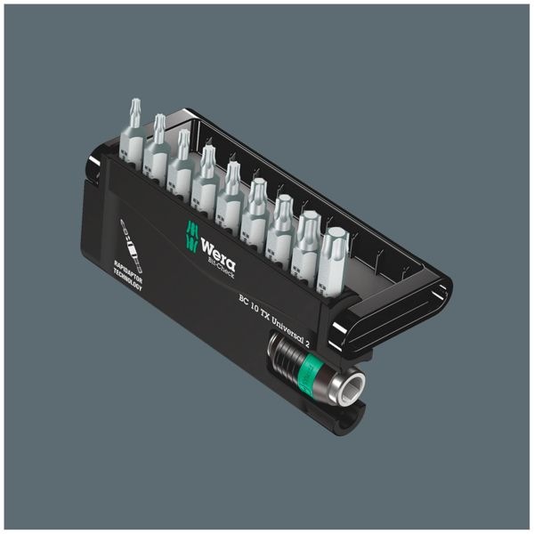 Produktbild Wera Bit-Check 10 TX Universal 2 (Innensechsrund TX M10, Innensechsrund TX M15, Innensechsrund TX M20, Innensechsrund TX M30, Innensechsrund TX M6, Innensechsrund TX M8, Innensechsrund TX M9, Innensechsrund TX M25, Innensechsrund TX M40)