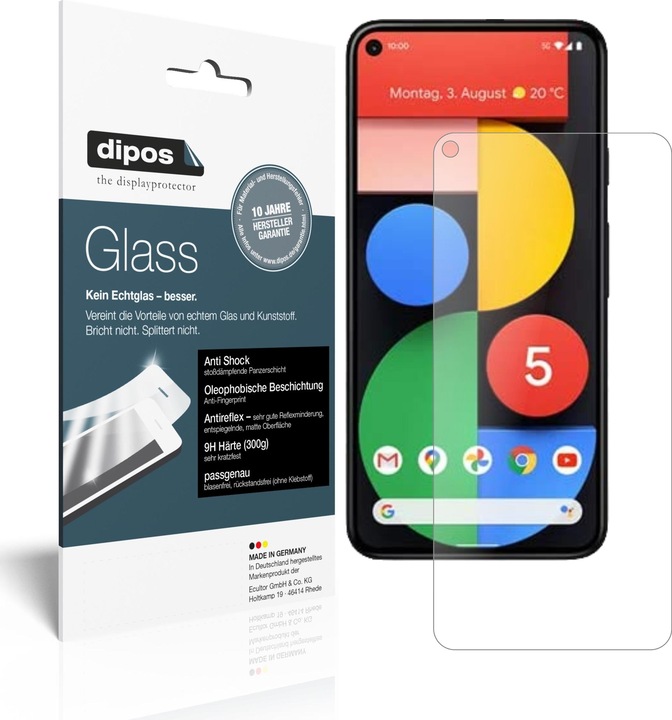 Produktbild Dipos Displayschutz Anti-Shock (2 Stück, Google Pixel 5)