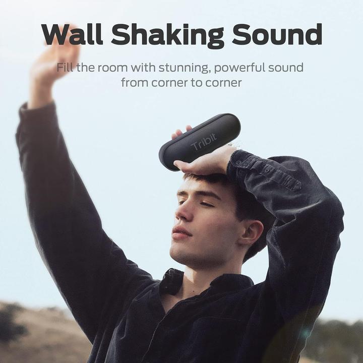 Produktbild Tribit XSound Go wasserdicht, 24h Laufzeit, schwarz (24 h, Batteriebetrieb)