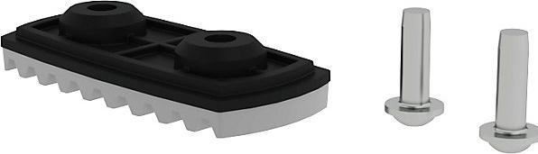 Actual product image Munk nivelloï¿½-foot plate for smooth surfaces for spar height 58/73 mm (Scaffolding, 6.90 cm)