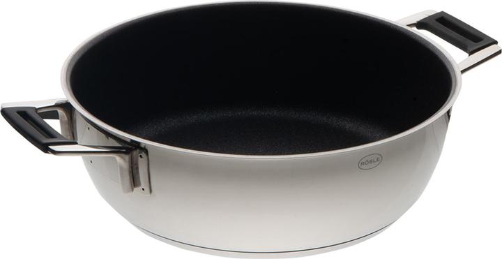 Produktbild Rösle Servierpfanne SILENCE PRO Stahlgrau (28 cm, Bratpfanne, Edelstahl)