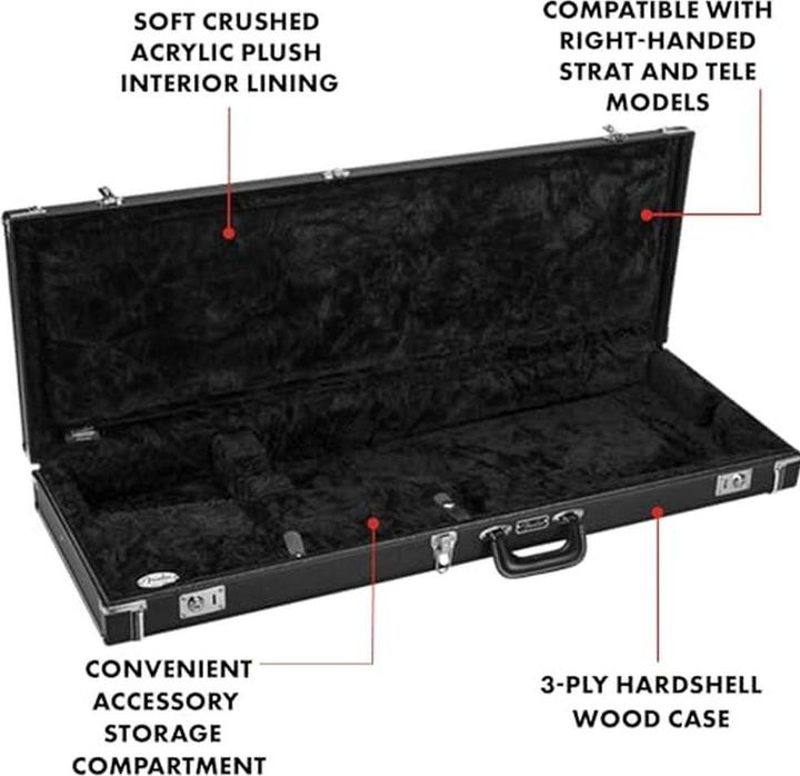 Actual product image Fender CLSC SRS Case Strat/Tele black (Electric guitar)