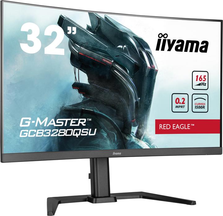 Produktbild iiyama 80.0cm (31,5") GCB3280QSU-B2 16:9 2xHDMI+DP+USB (2560 x 1440 Pixel, 31.50")