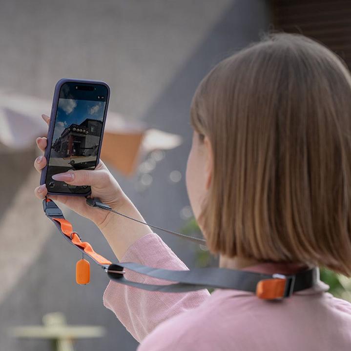Actual product image Pgytech LinkGo Phone Photography Strap Dual Mount Version (Webbing Misty Grey)