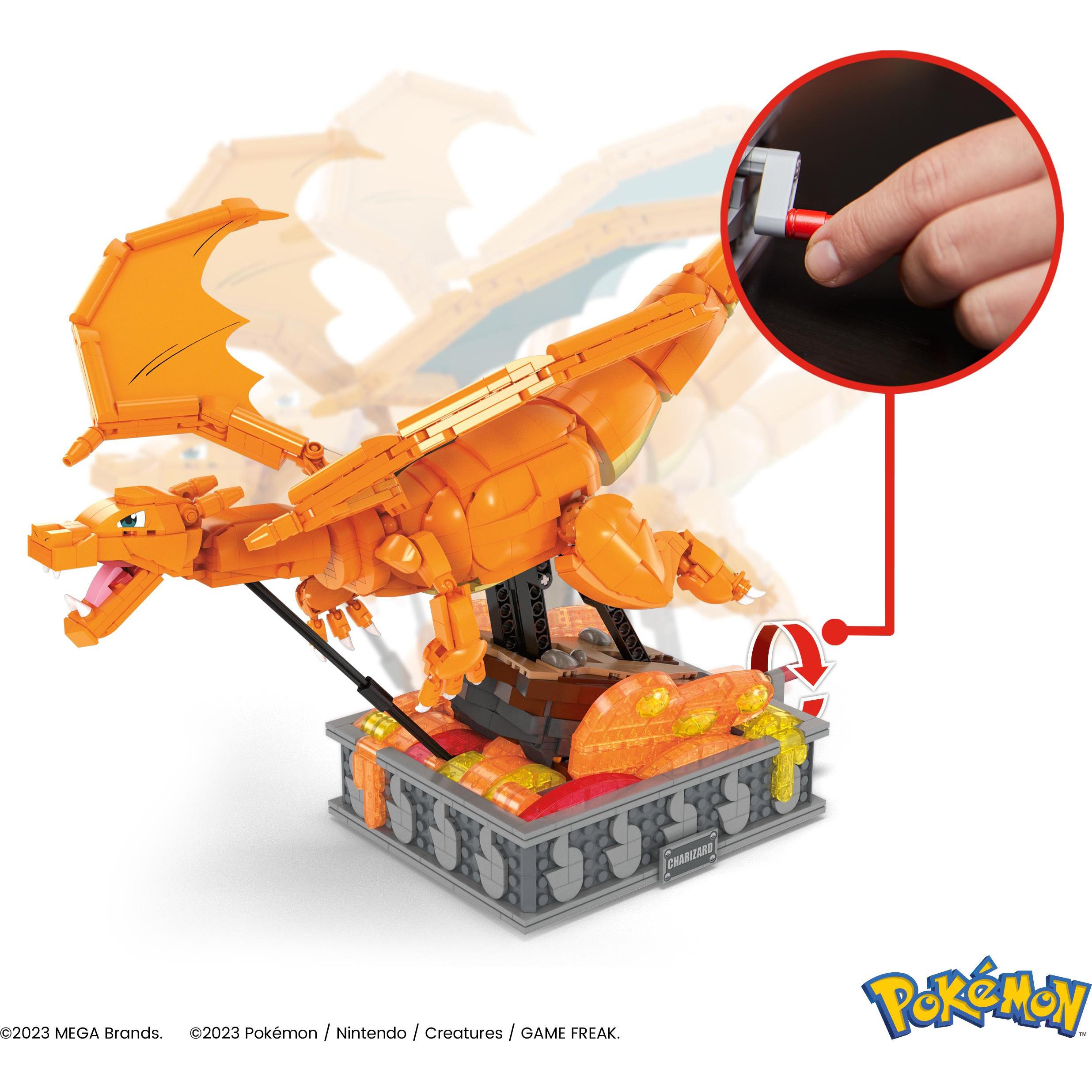 Thumbnail - MEGA Pokémon Motion Glurak bewegliches Bauset