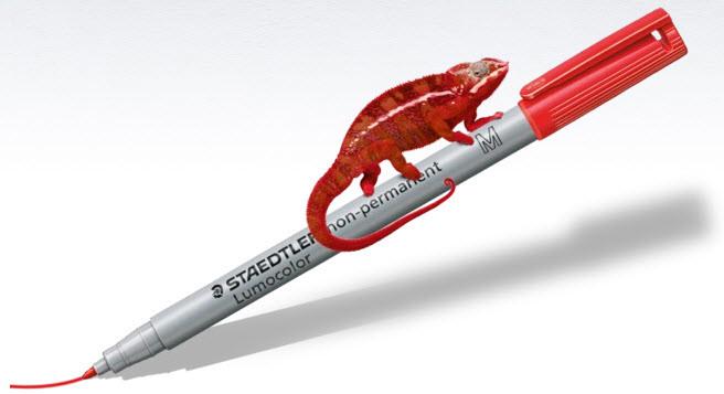 Actual product image Staedtler Lumocolor non-permanent (4x)