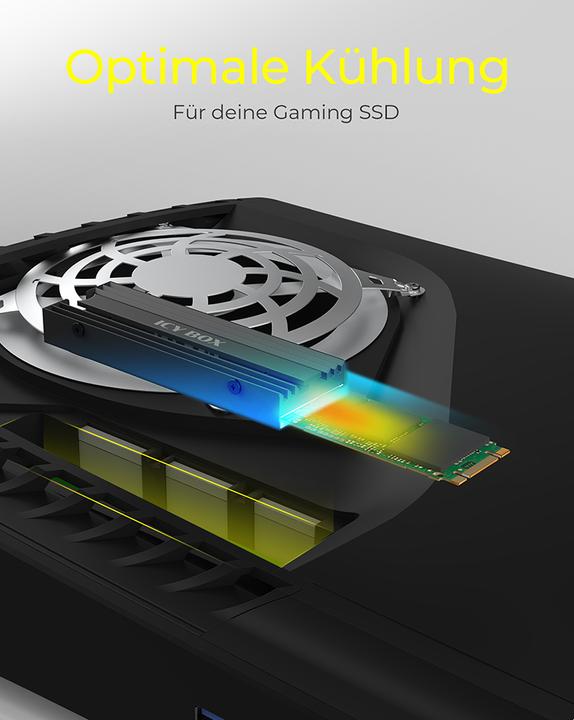Image du produit Icy Box Kühlkörper IcyBox M.2 SSD Kühlkörper für PlayStation 5