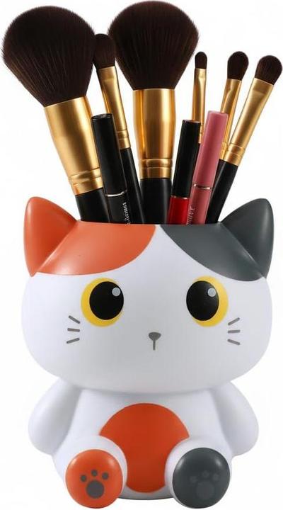 Image du produit i-Total Pot à stylo 3D Chat Orange