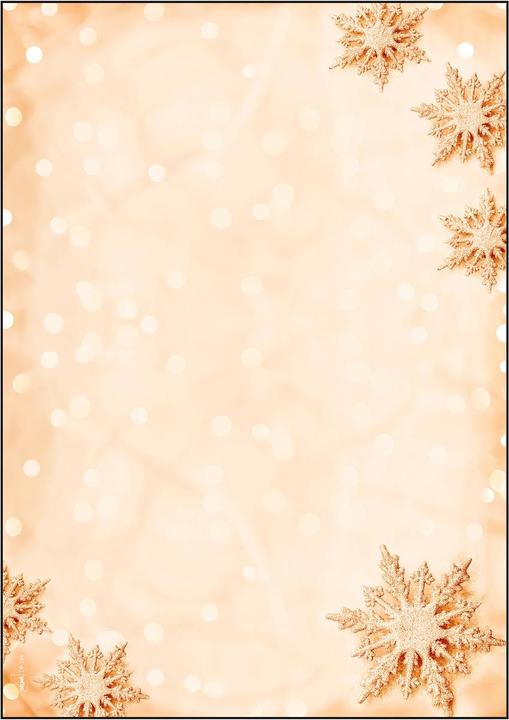 Actual product image Sigel W'Design paper Gold.Snowfl.A4 (90 g/m², 1 x, A4)
