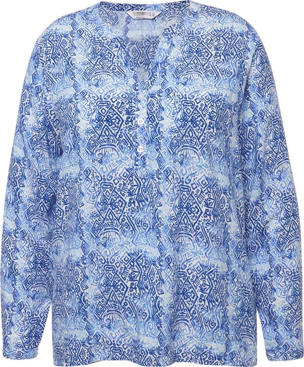 Actual product image Angel of Style Long-Sleeve All-Over Print Tunic Neckline Blouse (52)