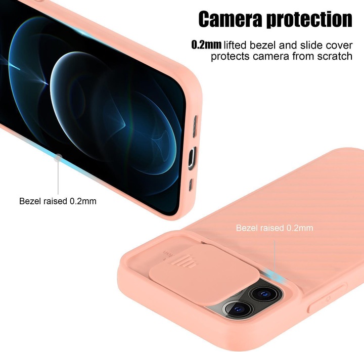 Image du produit Cadorabo Couverture TPU avec protection pour appareil photo (Apple iPhone 12 Pro Max)