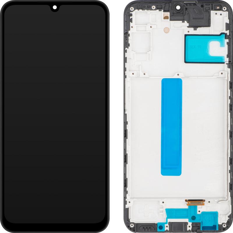 MP Display Unit für Galaxy A25 A256, OLED Version, Aftermarket, Schwarz (Display), Pezzi di ricambio per dispositivi mobili, Nero