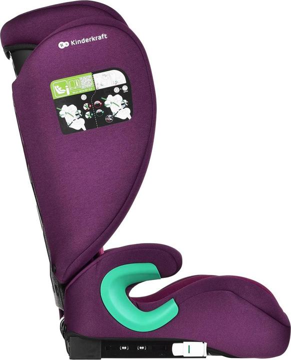 Immagine prodotto KinderKraft Junior Fix 2 I-Size Cherry Pearl (Seggiolino per bambini, ECE R129/i-Size Standard)