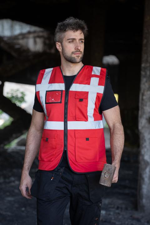 Produktbild Korntex Gefütterte Warnweste (M)