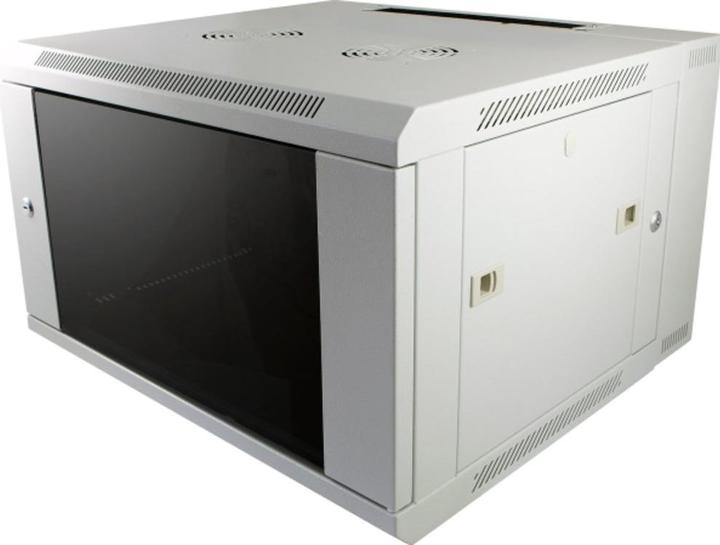 Produktbild Allnet 19 Wandgehäuse 9HE B600 / T600mm 2-teilig *lichtgrau* SMB-Serie (9 HE, 19 Zoll Rack)