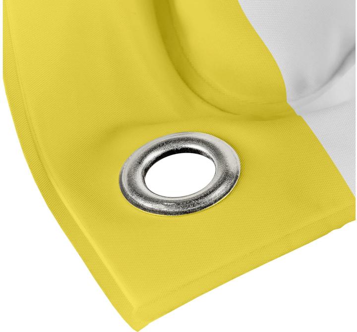 Produktbild Kolma Luftmatratze Stripy Lemon/Weiss