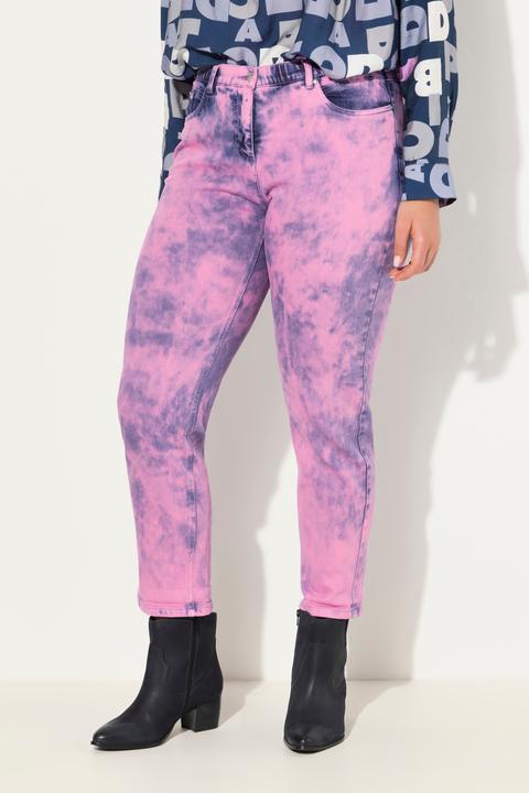 Immagine prodotto Ulla Popken Boyfriend jeans in tessuto elasticizzato con taglio della gamba ampio e cinque tasche (58)