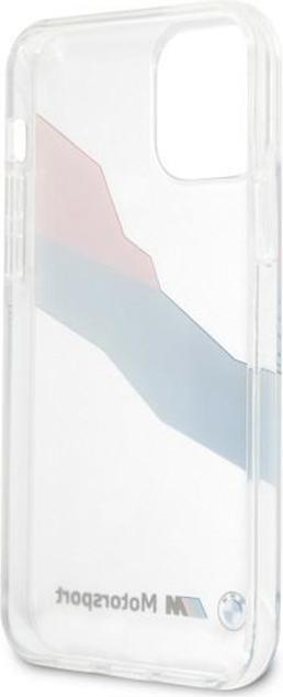 Produktbild BMW Etui BMHCP12LSKTGT iPhone 12 Pro Max 6,7" transparent hardcase Motorsport Tricolor (Apple iPhone 12 Pro Max)
