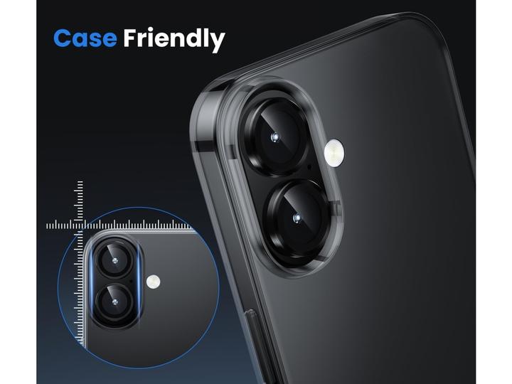 Produktbild Screenguard Camera Lens Protector Schutzglas Apple iPhone 16 Plus (1 Stk., Apple iPhone 16 Plus)