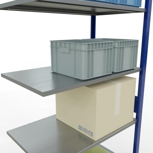 Image du produit Schulte Lagertechnik Système d'assemblage de rayonnages MULTIplus85 avec traverses de longueur