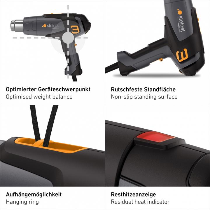 Actual product image Steinel 089559 HM 2020 E Hot air gun 2200 W