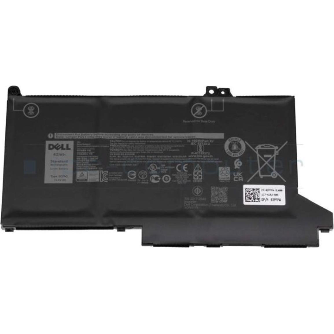 Dell Battery, 42WHR, 3 Cell (3 Zellen, 3500 mAh), Notebook Akku