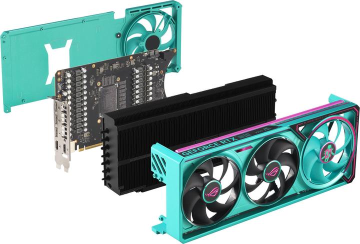 Actual product image ASUS ROG Astral GeForce RTX 5080 Hatsune Miku Edition (16 GB)