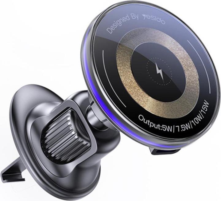 Yesido 15W Air Outlet Car MagSafe Magnetic Wireless Charging Holder