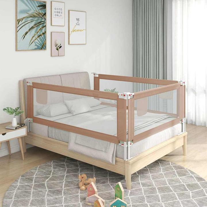 Produktbild vidaXL Bettschutzgitter 200x25 cm