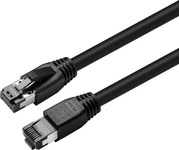 Actual product image MicroConnect CAT8.1 S/FTP 5m Black LSZH (S/FTP, CAT8.1, 5 m)