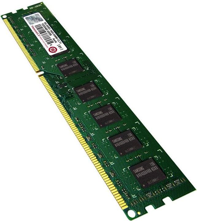 Actual product image Transcend 8Gb,DDR3,1600MHz,SDRAM,240pin DIMM (1 x 8GB, 1600 MHz, DDR3-RAM, DIMM)