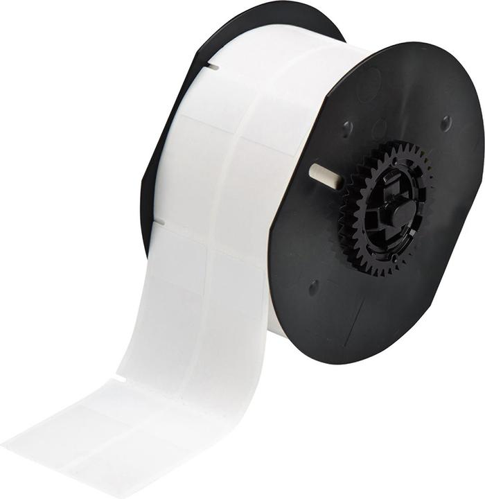 Produktbild Brady B33-75-461, Polyester, Weiss/Transparent, matt, 25.40 x 19.05(57.15) mm, permanent, 2-bahnig (2.54 cm)