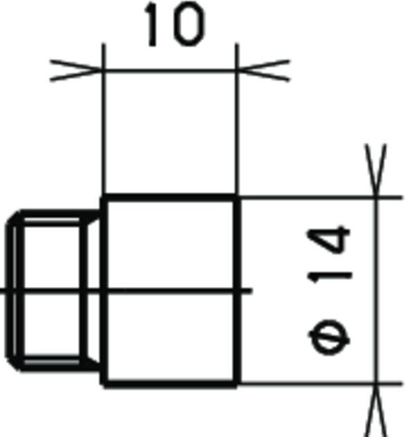 Polished chrome door viewer extension (Mechanical)