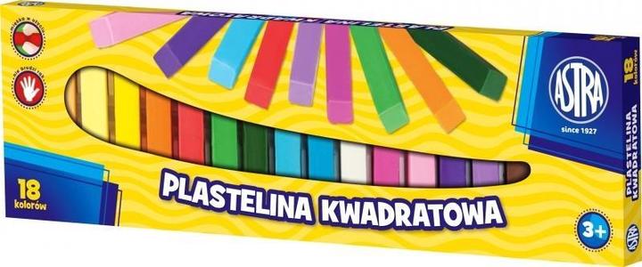 Produktbild Astra Quadratisches Plastilin 18 Farben