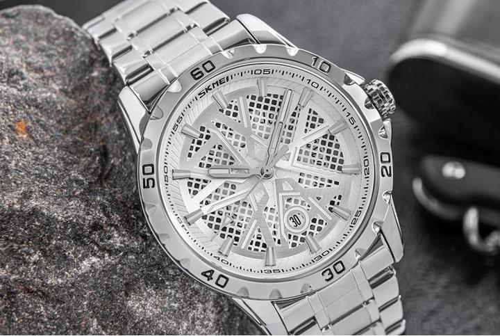 Immagine prodotto Skmei 9337SI Herrenuhr + BOX (Orologio da polso analogico, 43 mm)