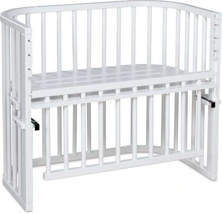 Babybay Lits d'appoint Lit d'appoint Maxi Comfort Plus - Blanc laqué