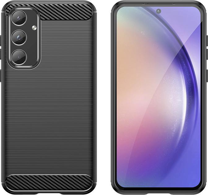 Produktbild Hurtel Carbon Case für Samsung Galaxy A55 - schwarz (Samsung Galaxy A55)