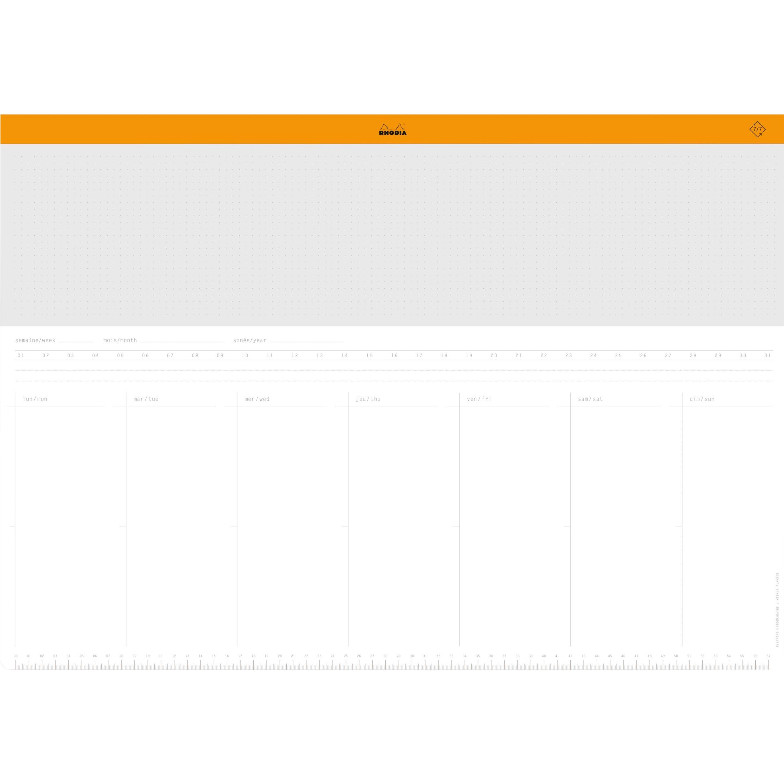 Rhodia, Unterlage, Diaries and time management (420 x 594 mm)