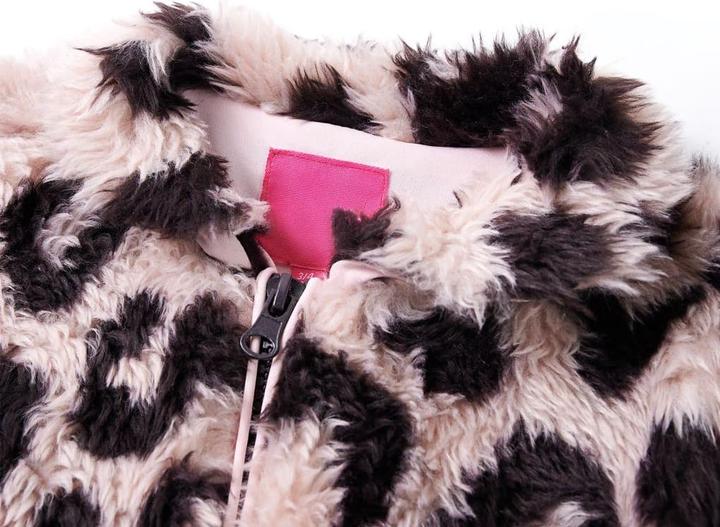 Immagine prodotto VidaXL Cappotto per bambini in pelliccia sintetica rosa chiaro 104, materiale esterno