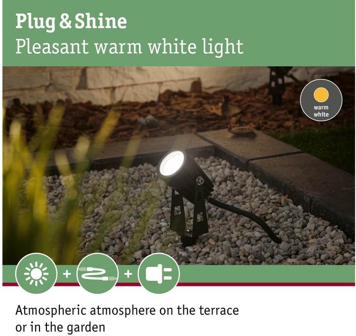 Image du produit Paulmann Plug & Shine LED (150 lm, IP65)