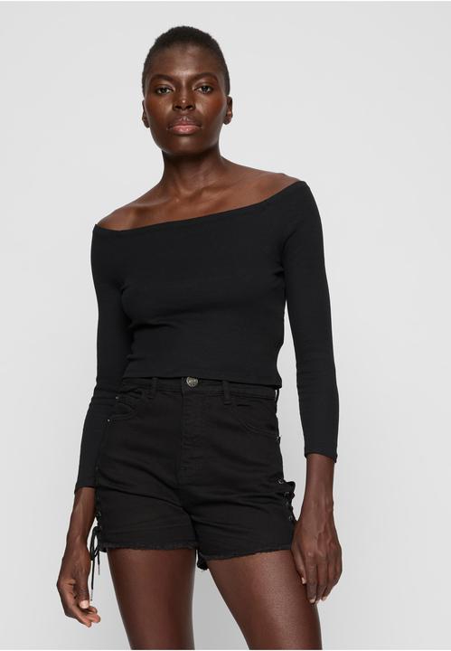 Immagine prodotto Urban Classics Donna Off Shoulder Rib Longsleeve - 16497 (4XL)