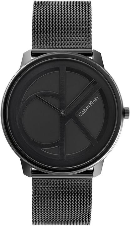 Immagine prodotto Calvin Klein Orologio analogo al quarzo con quadrante nero e cinturino a maglia (Orologio da polso analogico, 40 mm)