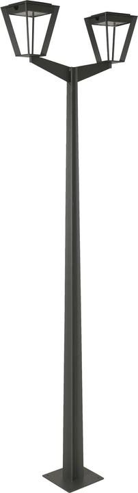 Image du produit Les Jardins Metro Lampadaire solaire Double sans fil 500 lumens (500 lm)