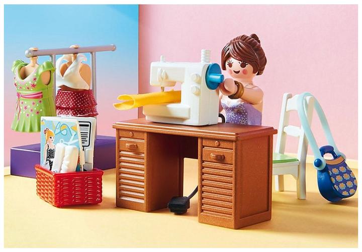 Actual product image Playmobil Bedroom with sewing corner (70208, Playmobil Dollhouse)