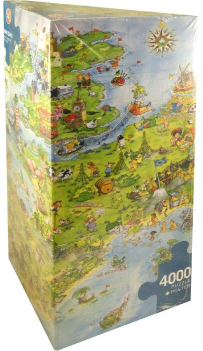 Produktbild Heye Marino Degano: United Dragons of Europe - Triangel (4000 Teile)