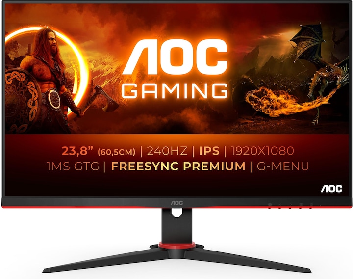 AOC 24G2ZE/BK (1920 x 1080 pixels, 23.80")